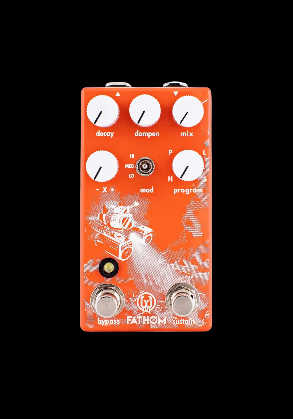 Walrus Audio Limited Edition Coral Series Fathom Multi-Function Reverb