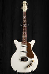1959 Danelectro 6036 DC-3 Deluxe Triple Pickup Shorthorn White