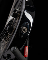 Tom Anderson T Classic Contoured White Dog Hair Black Floral Burst