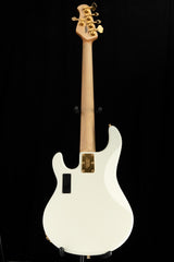 Used Music Man Stingray 5 HH Ivory White