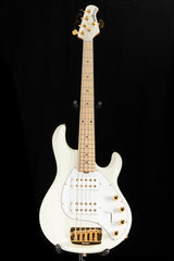 Used Music Man Stingray 5 HH Ivory White