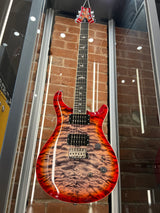 Paul Reed Smith SE Custom 24-08 Quilt Top Charcoal Cherry Burst