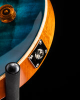 ESP USA Eclipse Quilted Maple Aqua Marine Sunburst