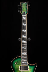 ESP USA Eclipse Flame Maple Dark Lime Sunburst