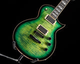 ESP USA Eclipse Flame Maple Dark Lime Sunburst