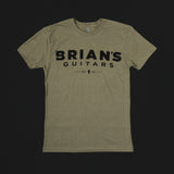 Brian's Guitars Logo T-Shirt Olive