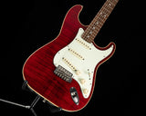 Used Fender Aerodyne Classic Strat Crimson Red Transparent