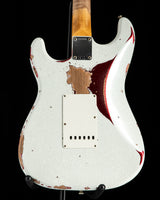 Fender Custom Shop 1960 Stratocaster Heavy Relic Olympic White Over Red Sparkle