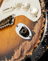 Used Fender Custom Shop 1957 Stratocaster Super Heavy Relic 2 Color Sunburst