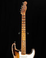 Used Fender Custom Shop 1957 Stratocaster Super Heavy Relic 2 Color Sunburst