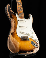 Used Fender Custom Shop 1957 Stratocaster Super Heavy Relic 2 Color Sunburst