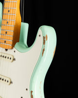 Used Fender Custom Shop 1957 Relic Stratocaster Faded Surf Green