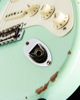 Used Fender Custom Shop 1957 Relic Stratocaster Faded Surf Green