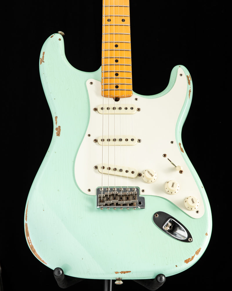 Used Fender Custom Shop 1957 Relic Stratocaster Faded Surf Green
