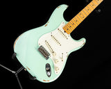 Used Fender Custom Shop 1957 Relic Stratocaster Faded Surf Green