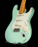 Used Fender Custom Shop 1957 Relic Stratocaster Faded Surf Green