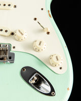 Used Fender Custom Shop 1957 Relic Stratocaster Faded Surf Green