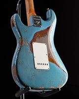 Fender Custom Shop Roasted 1960 Stratocaster Super Heavy Relic Aged Lake Placid Blue over 3 Color Sunburst