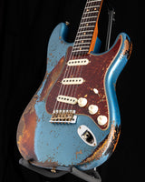 Fender Custom Shop Roasted 1960 Stratocaster Super Heavy Relic Aged Lake Placid Blue over 3 Color Sunburst