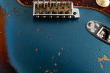 Fender Custom Shop Roasted 1960 Stratocaster Super Heavy Relic Aged Lake Placid Blue over 3 Color Sunburst