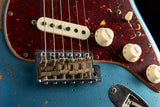 Fender Custom Shop Roasted 1960 Stratocaster Super Heavy Relic Aged Lake Placid Blue over 3 Color Sunburst