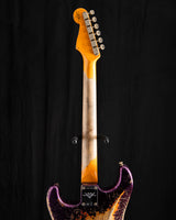 Fender Custom Shop '61 Strat Super Heavy Relic Aged Magenta Sparkle over 3-Color Sunburst