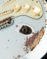 Fender Custom Shop 1961 Heavy Relic Stratocaster Super Faded Aged Sonic Blue/3 Color Sunburst