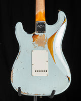 Fender Custom Shop 1961 Heavy Relic Stratocaster Super Faded Aged Sonic Blue/3 Color Sunburst