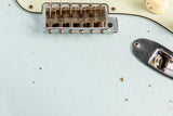 Fender Custom Shop 1961 Heavy Relic Stratocaster Super Faded Aged Sonic Blue/3 Color Sunburst