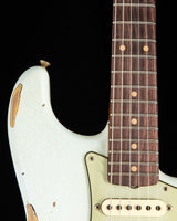 Used Fender Custom Shop 1961 Heavy Relic Stratocaster Super Faded Aged Sonic Blue/3 Color Sunburst