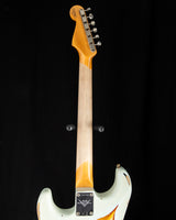 Used Fender Custom Shop 1961 Heavy Relic Stratocaster Super Faded Aged Sonic Blue/3 Color Sunburst