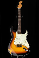 Used Fender Custom Shop 1963 Heavy Relic Stratocaster Aged 3 Tone Sunburst