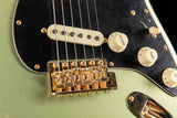 Used Fender Custom Shop '65 Dual Mag Stratocaster Journeyman/Closet Classic Aged Sage Green Metallic