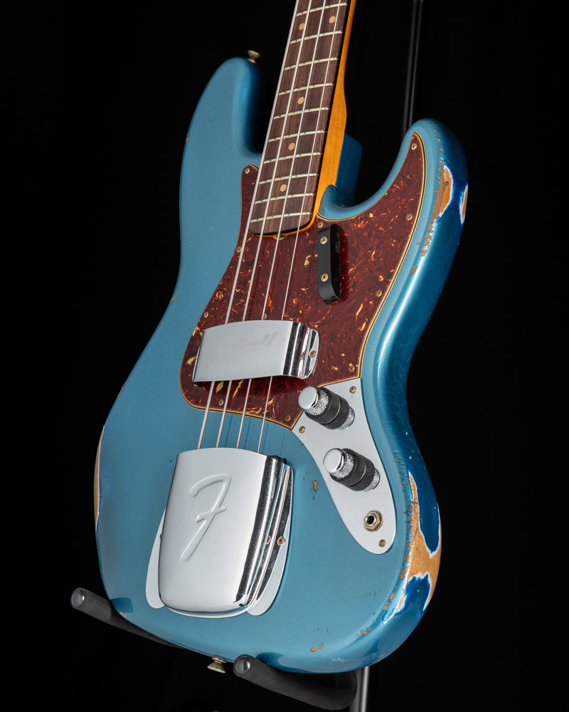 Fender Custom Shop 1960 Jazz Bass Relic Aged Lake Placid Blue