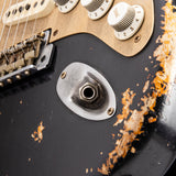Fender Custom Shop 50’s Strat Heavy Relic Black over Violin Burst Masterbuilt Kyle McMillin