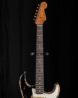 Fender Custom Shop Roasted '60 Stratocaster Super Heavy Relic Aged Black over 2-Color Sunburst