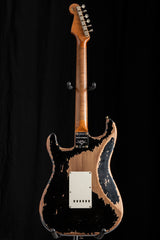 Fender Custom Shop Roasted '60 Stratocaster Super Heavy Relic Aged Black over 2-Color Sunburst
