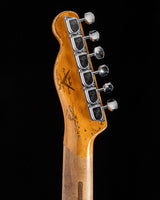 Fender Custom Shop Tele Custom Super Heavy Aged Firemist Silver with Aged Candy Tangerine Burst