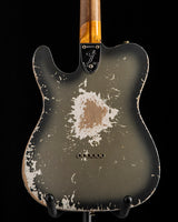 Fender Custom Shop Tele Custom Super Heavy Aged Firemist Silver with Aged Candy Tangerine Burst