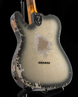 Fender Custom Shop Tele Custom Super Heavy Aged Firemist Silver with Aged Candy Tangerine Burst