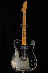 Fender Custom Shop Tele Custom Super Heavy Aged Firemist Silver with Aged Candy Tangerine Burst