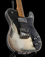 Fender Custom Shop Tele Custom Super Heavy Aged Firemist Silver with Aged Candy Tangerine Burst