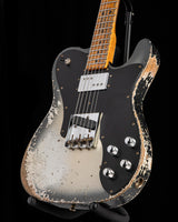 Fender Custom Shop Tele Custom Super Heavy Aged Firemist Silver with Aged Candy Tangerine Burst