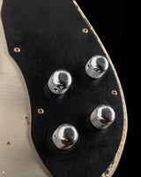 Fender Custom Shop Tele Custom Super Heavy Aged Firemist Silver with Aged Candy Tangerine Burst