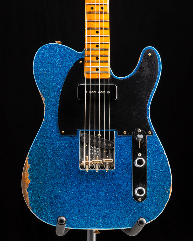 Fender Custom Shop '51 Nocaster Relic P90 Blue Sparkle