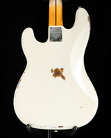 Fender Custom Shop 1958 Precision Bass Relic Aged Olympic White Over Chocolate 3-Tone Sunburst