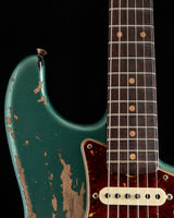 Fender Custom Shop LTD Roasted '61 Stratocaster Super Heavy Relic Aged Sherwood Green Metallic Over 3 Tone Sunburst