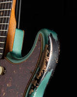 Fender Custom Shop LTD Roasted '61 Stratocaster Super Heavy Relic Aged Sherwood Green Metallic Over 3 Tone Sunburst