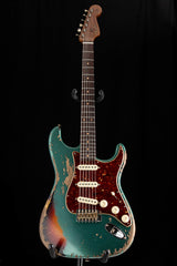 Fender Custom Shop LTD Roasted '61 Stratocaster Super Heavy Relic Aged Sherwood Green Metallic Over 3 Tone Sunburst
