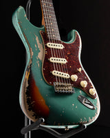 Fender Custom Shop LTD Roasted '61 Stratocaster Super Heavy Relic Aged Sherwood Green Metallic Over 3 Tone Sunburst